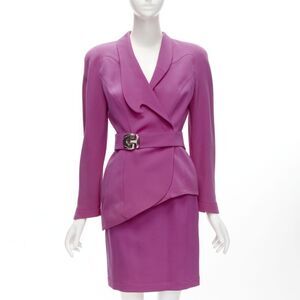 Thierry Mugler Pink Lapel Blazer